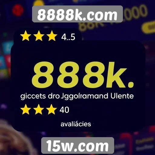Avaliações de usuários sobre 8888k.com